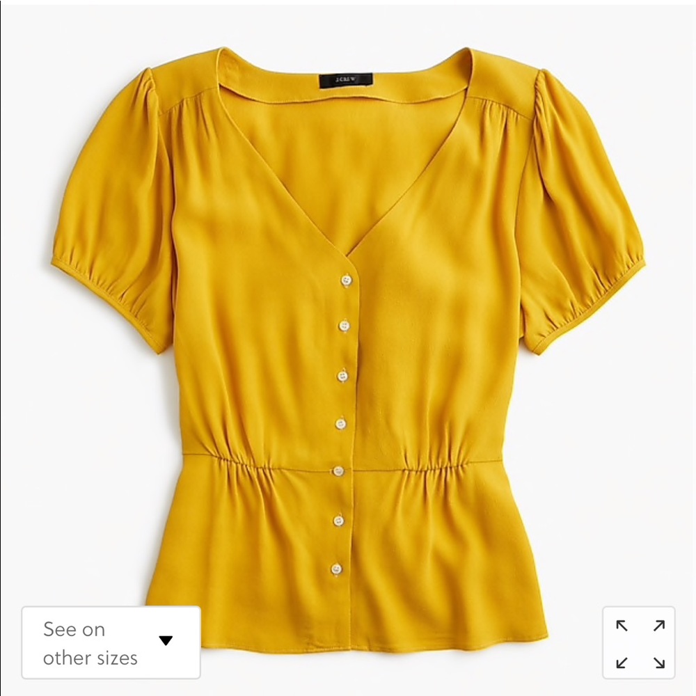 J Crew peblum top